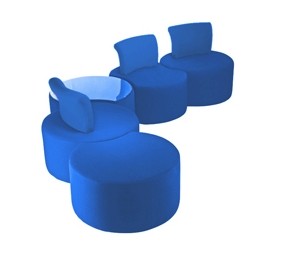 PACMAN Modular Reception Chairs