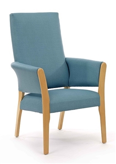 Mexborough Chair with Hygiene Gap - NHS Spec