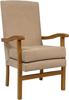 Fast Delivery Jubilee High Back Chair Beige Fabric