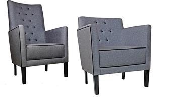 Artemis Lounge Chairs With Button Back