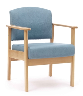 Cambridge Patient Low Back Arm Chair - NHS Specification