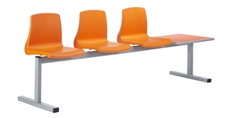 NP Poly Beam Seating With Table