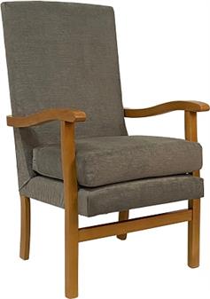 Fast Delivery Jubilee High Back Chair In Charcoal Fabric