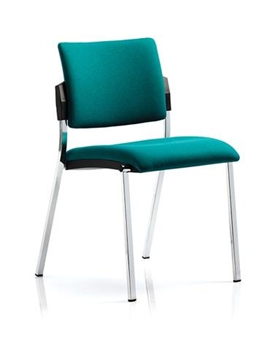 Viscount Stacking Chair - Chrome Frame