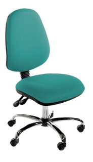 CHIMP High Back Operator Chair - Chrome Base