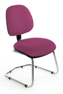 CMIMPC Medium Back Cantilever Chair - Chrome Base