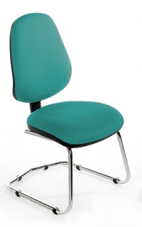 CHIMPC High Back Cantilever Chair - Chrome Base