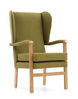 Deepdale Chair With Padded Arms & Wings