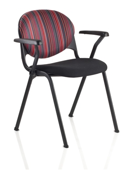 Prima 4 Leg Chair Shown With Optional Arms