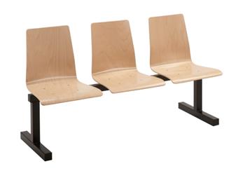 Grove Wooden Beam Seating - 3-Seater