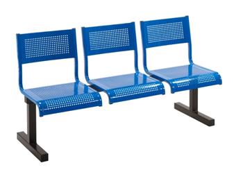 Hudson Metal Beam Seating - 3-Seater