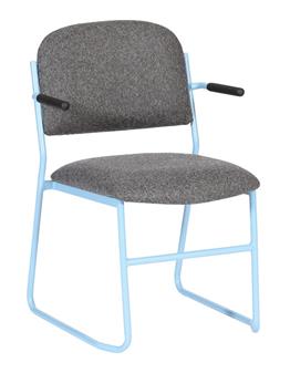 Skolar Stacking Arm Chair - Crib 7 Vinyl