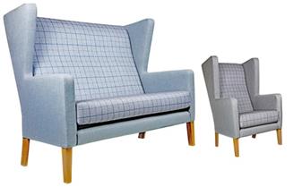 Melbourne Lounge Chairs & 2 Seater Sofa