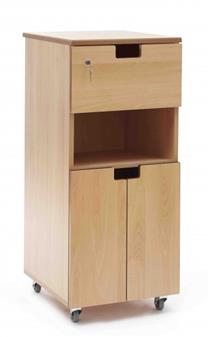 Hospital Bedside Cabinet - Flap, Shelf, Cupboard