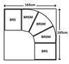 BRS & BRSM Concave Units Creating A Right Angle