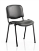 Vinyl Stacking Chair - Black Frame