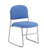 Skolar Stacking Chair Optional Bright Epoxy Chrome Frame