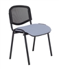 F1B Mesh Back Stacking Chair - Black Frame