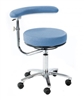 Multi Procedures Stool with 360° Swing Arm - Sky Blue (Standard Height Model)