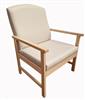 Louis Bariatric Chair Panaz Cadet Cream Vinyl