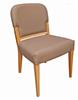 Raphael Side Chair Agia Scorpio Mink Vinyl