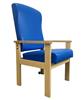 Horizon High Back Armchair With Housekeeping Wheels