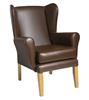 York Wing Chair CMI Expression Heaven Coffee Bean Vinyl