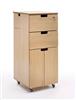 Hospital Bedside Cabinet - Flap, Side Door, Drawer, Cupboard